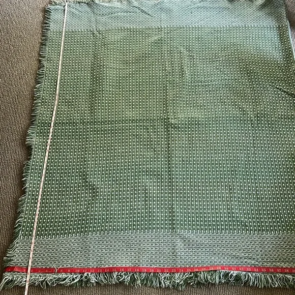 Vermont Country Store Mountain Weavers Tablecloth- Sage - Picture 3 of 6